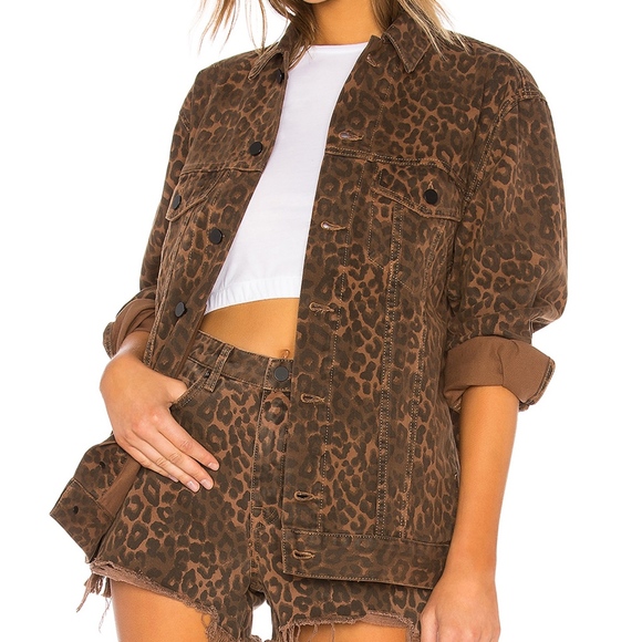 Alexander Wang Daze Leopard Jacket XS